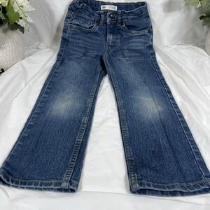 Levi's 514 Straight Fit Boys Performance Jeans SZ 6 Regular Blue‎ Denim